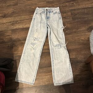 Size 24 Altard state jeans with holes